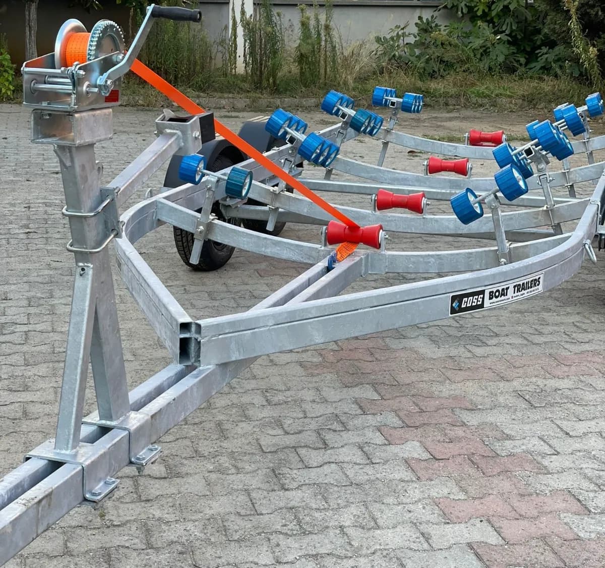 Coss Römork Çift Dingil 6 metre Çoklu Roller Sistem