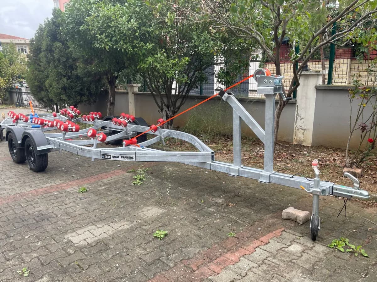 Coss Römork 7m çoklu roller sistem tekne römorku
