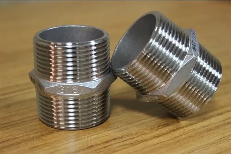 1/2" SS316 HEX NİPEL