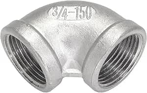 1" SS316 DİŞLİ DİRSEK 90°