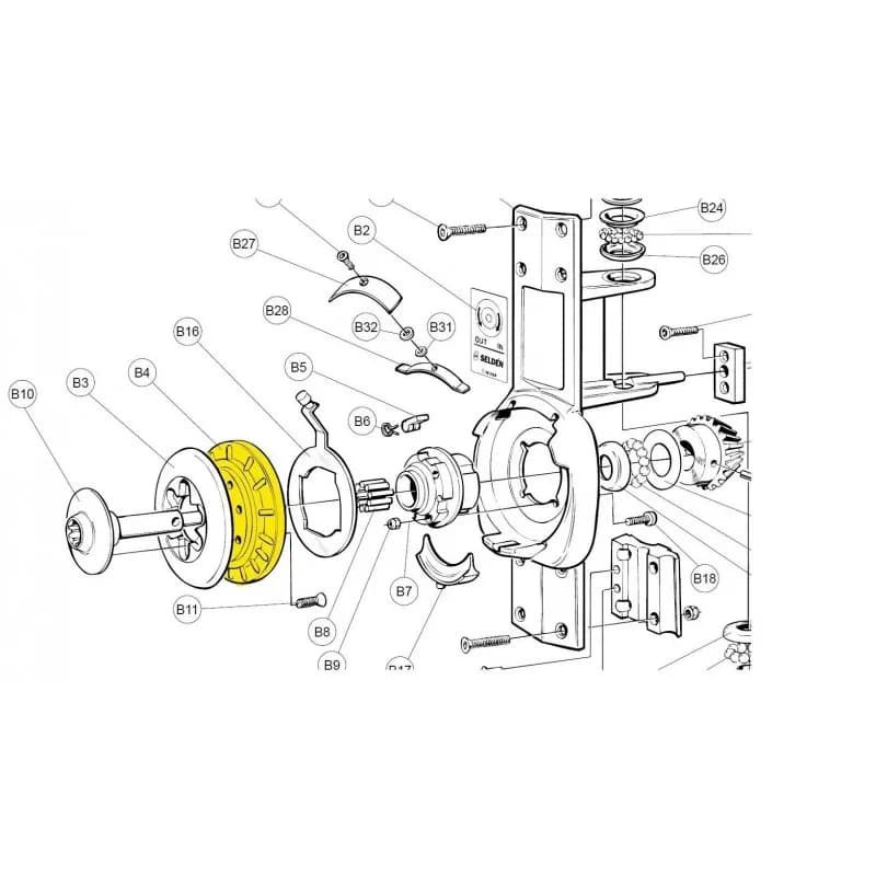 SELDEN - LINE DRIVER HALF INNER ø120-36