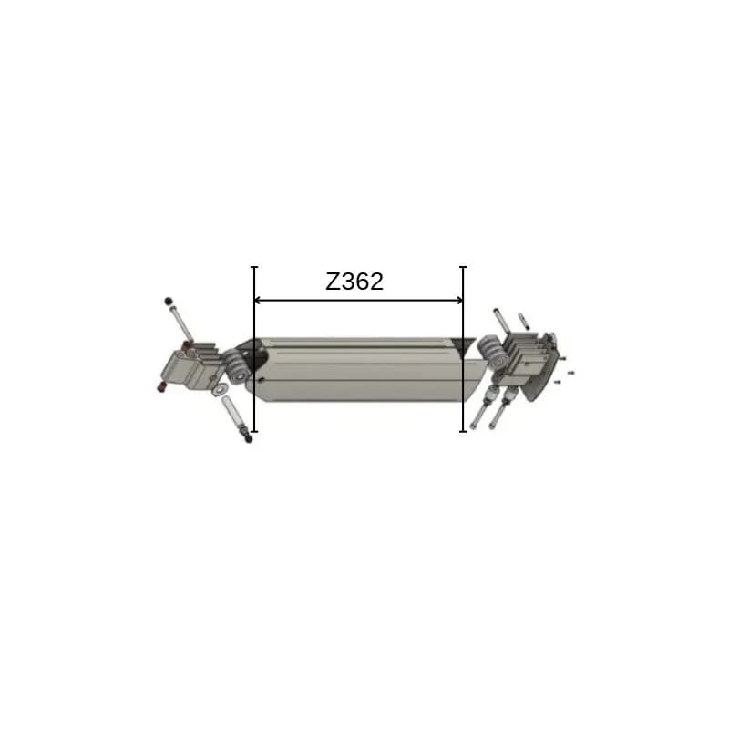 Z-SPARS - ANODISED PROFILE FOR Z362 BOOM (PER METER)