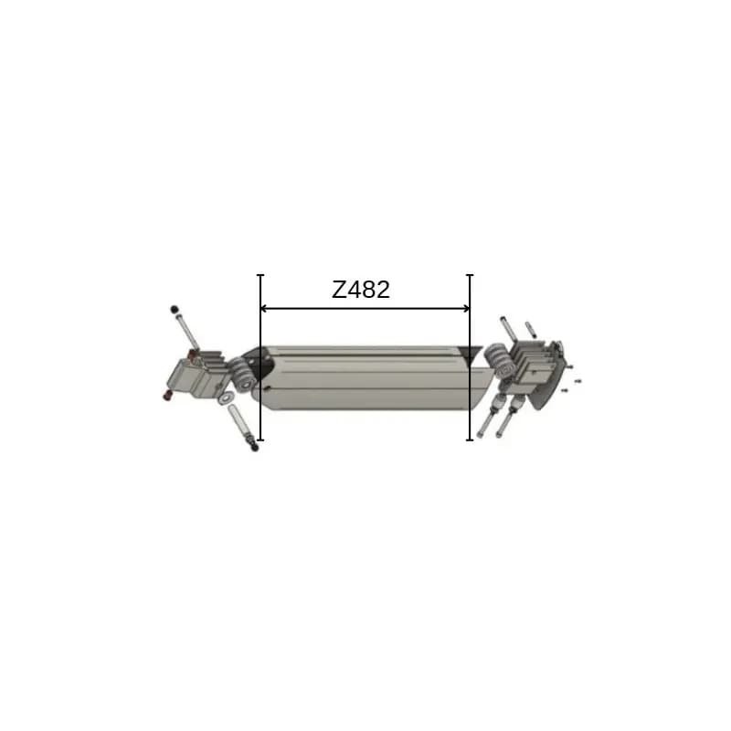 Z-SPARS - ANODISED PROFILE FOR Z482 BOOM (PER METER)