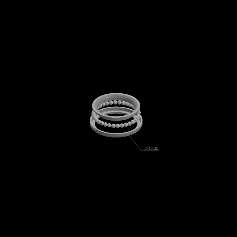 Z-SPARS - BALL BEARING MODULE SMALL (33 BEARINGS)