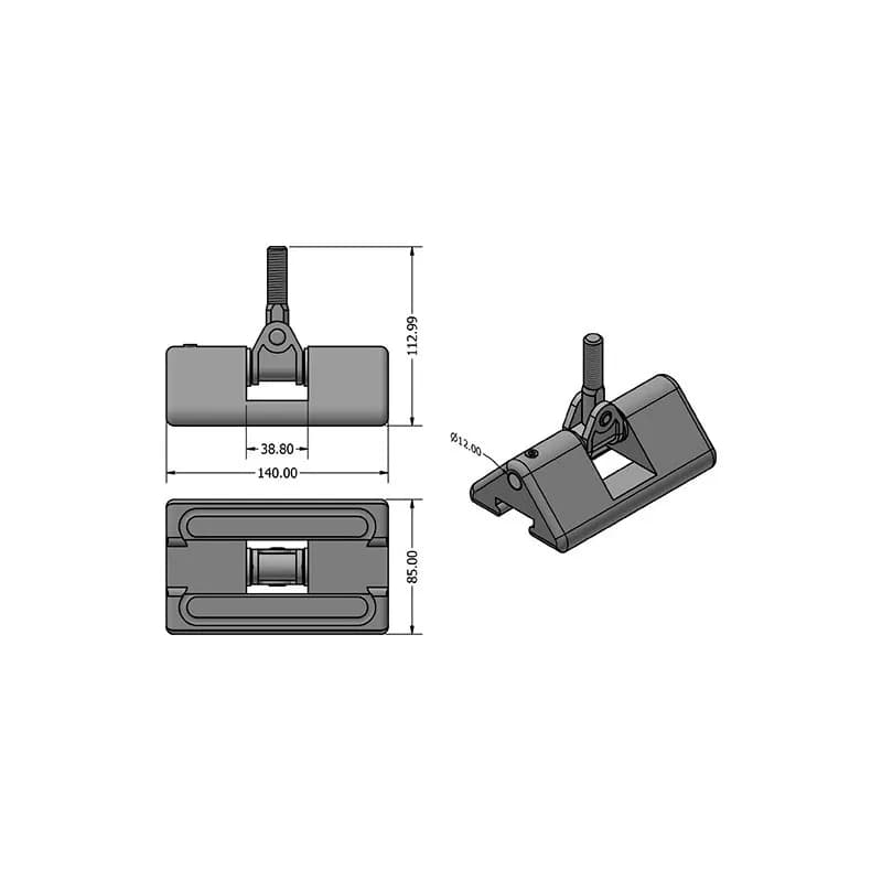 Z-SPARS - BATTEN CAR WITH BALL BEARINGS (32 MM TRACK - TM12)