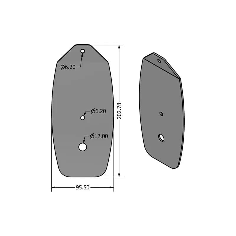 Z-SPARS - OUTBOARD BOOM END COVER (FOR Z362 BOOM)