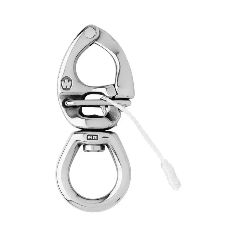 WICHARD - HR quick release snap shackle - With large bail - Length: 90 mm