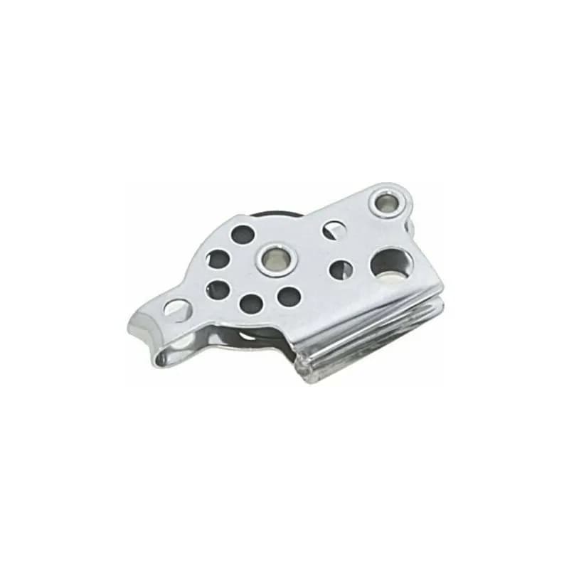 Viadana Single Block w/Becket & Vee Jam 25mm (MAX LINE 6 MM)