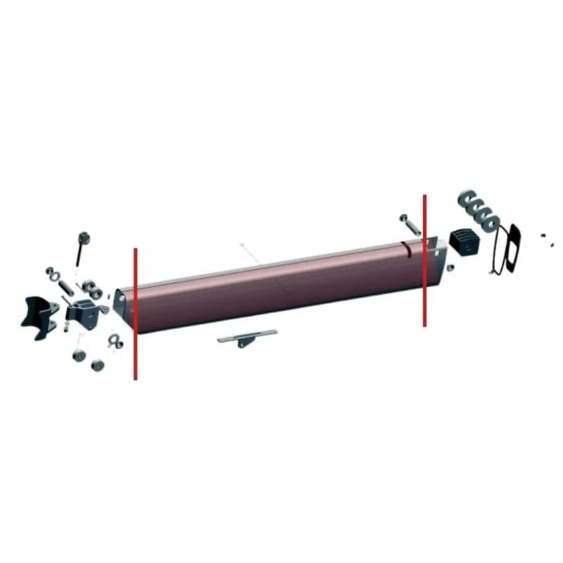 SPARCRAFT - BOOM SECTION F810 ANODIZED (PER METER)
