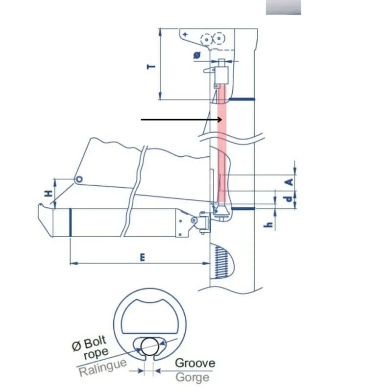 SPARCRAFT - IMF PROFILE S980E (19 M x 34 MM) (PER METER)