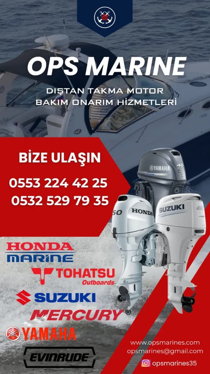 OPS Marines Dıştan Takma Motor Onarım Servis Hizmetleri