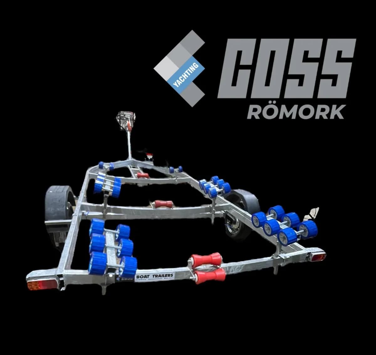 Coss Römork 5.5-6m Çoklu Roller Sistem Frenli Tekne Römorku